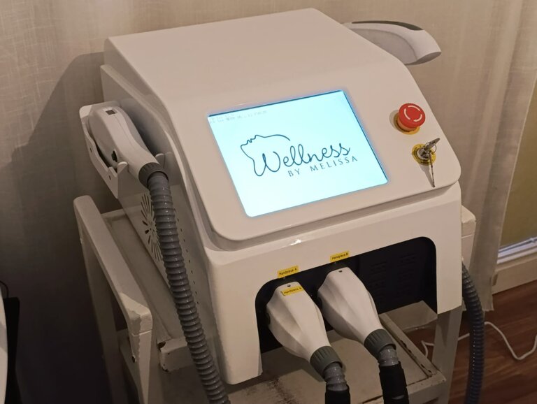 Wellness by melissa's IPL machine in spa clinic